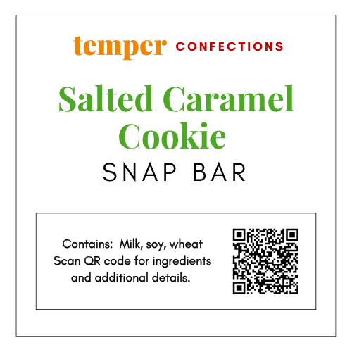 Salted Caramel Cookie Snap Bar