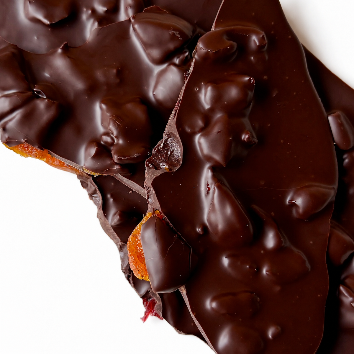 Fall Fruit Dark Chocolate Bark