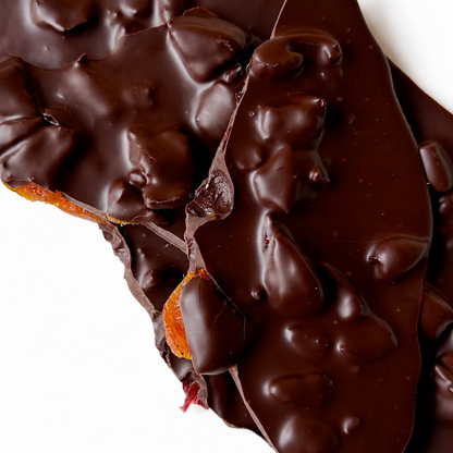 Fall Fruit Dark Chocolate Bark